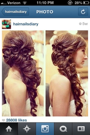 I wish my hair I like this for my wedding :D