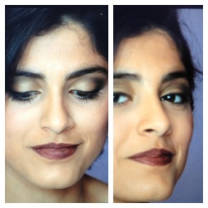 A little effort for a bold lip and soft smokey eyes :) what do you think?