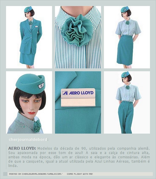 Aero Lloyd Flight Attendants' Uniform Gabrielle G.'s (GabGuillotine