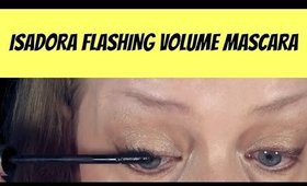 IsaDora Flashing Volume Mascara REVIEW/DEMO