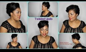 Easy Twisted Updo