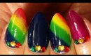 Rainbow Hearts ♡ Nail Art