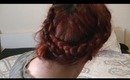 Messy braided updo - Quick and easy!