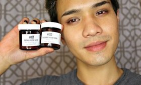 Banish Acne Scars Pumpkin Enzyme Mask + Peppermint Walnut Scrub | Review + Demo Will Cook