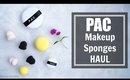 PAC Makeup Sponges HAUL | Cute Looking Sponges 😍 | Stacey Castanha
