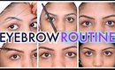 Eyebrow Routine 2015 - Step by Step | Eyebrow Threading & Eyebrow Hair Growth tutorial