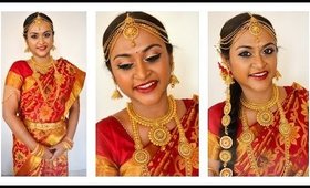 South Indian Tamil Bridal Makeup Look | CheezzMakeup