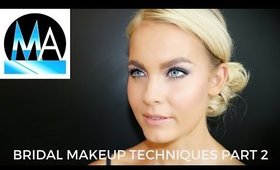 Bridal Makeup Techniques Part 2 | The Perfect Wedding Look #MondayMakeupChat - mathias4makeup