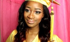 2014 Easy Graduation Cap Hairstyle Tutorial