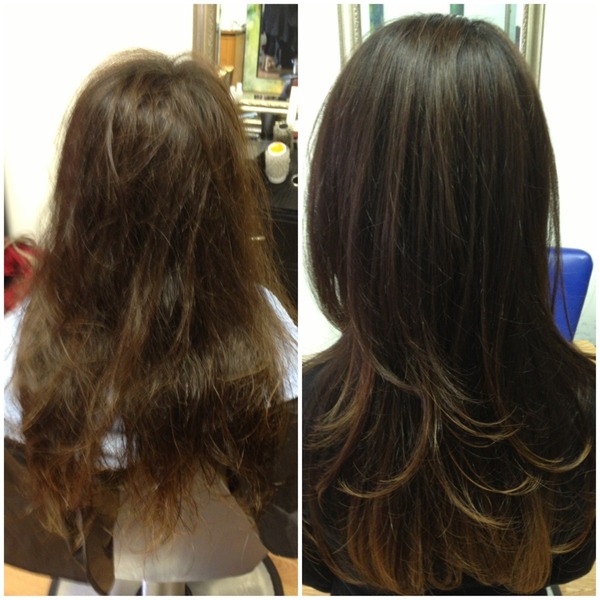 Brazilian Blowout Before&After | Katrina C.'s (katrina) Photo | Beautylish