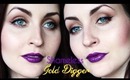 Shameless Gold Digger: Purple Lips!
