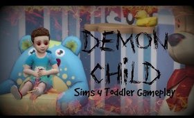 TS4 Toddlers Gameplay Demon Child