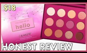 NEW "You Had Me At Hello" Colourpop Palette (Review + Swatches)