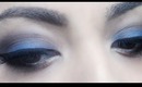 Smokey Blue Eye Makeup