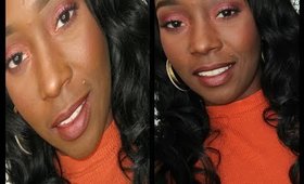 Fall Makeup #1| cranberry eyes + brown lips| morphe brushes 35u palette