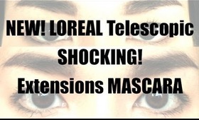 NEW Loreal Telescopic SHOCKING Extensions Mascara - REVIEW April 17, 2013