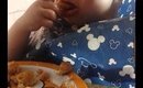 Toddler falling asleep while eating