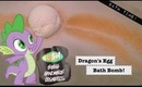Bath Time with LUSH Dragon's Egg Bath Bomb!