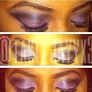 Purple smokey eye 