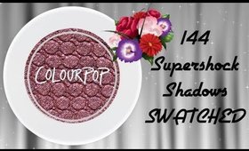 144 Colourpop Supershock Shadows swatched