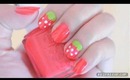 Cute & simple strawberry nails tutorial