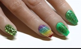 ST PATRICKS DAY GEL NAIL TUTORIAL