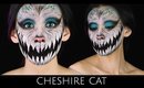 Tim Burton's Cheshire Cat Inspired Makeup | Collaboration with klebestift15 | Courtney Little