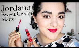 Jordana Sweet Cream Matte Liquid Lip Color Review | Beauty Bite