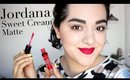 Jordana Sweet Cream Matte Liquid Lip Color Review | Beauty Bite