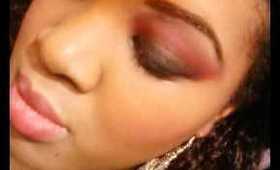 Valentine's Day Makeup #1::: Smokey Red Eyes...inspired by tooblessed0000