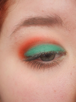 One of my favorite colorcombo's,mint green/turquoise and orange :)