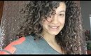 Curly hair experiment: applying curly hair products in the shower
