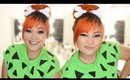 DIY Pebbles Flintstones Halloween Costume (Hair, Makeup & Outfit)