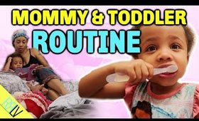 MY TODDLER AND I | DAILY ROUTINE while HOUSE HUNTING! RRL Vlogs