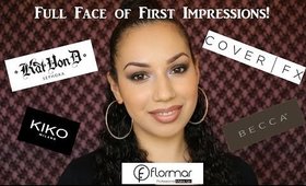 First Impressions Tutorial ft. Becca, Kat Von D, Cover FX, Kiko, Flormar, Marc Jacobs | ChristineMUA