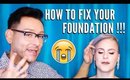 How to Fix your Foundation after 12 hours! Complexion Tips & Tricks for Touchups | mathias4makeup