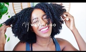 WASH & GO using my personalized hair regimen! Ft. FORM Beauty
