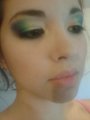 a neon look for MAybelline Slovenia Colorama Week One entry