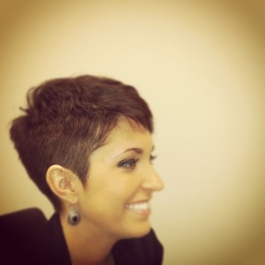 I love short hair! This is a very tailored cut. I used a mixture of scissor over comb and clippers to achieve this look.