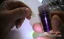 Acrylic French Glitter Lime 'n Purple Nails :::... ☆ Jennifer Perez of Mystic Nails ☆