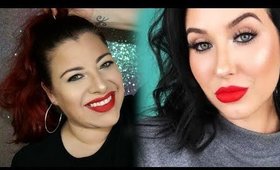 I TRIED FOLLOWING A JACLYN HILL MAKEUP TUTORIAL- QUICK GLAM | Jessie Melendez