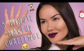 5 MINUTE MAKEUP CHALLENGE | Maryam Maquillage
