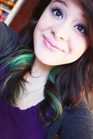 Green hair, don't care!