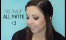 All Matte Makeup for FALL