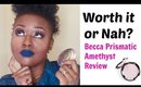 Becca Prysmatic Amethyst Review 1st Impressions + vs Anastasia Moonchild vs.Sweets Palette