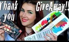 Thank you GIVEAWAY! ft; Smashbox, Coastal Scents, MAC, Essence & W7.