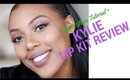 Glitter Glam Tutorial + Kylie Lip Kit Review
