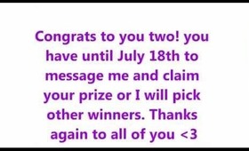 Dooney&Burke Giveaway WINNERS