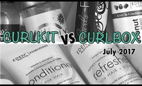 Curlkit vs Curlbox July 2017 plus GIVEAWAY! | Shawnte Parks