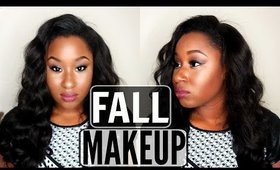 Drugstore Fall makeup tutorial (dark skin) Collab